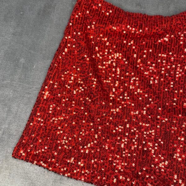 Mini lentejuelas rojas