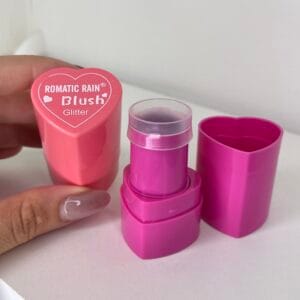 Rubor gelatina con glitter