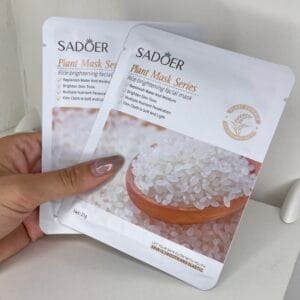 Mascarilla facial de arroz