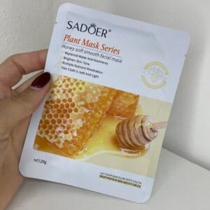 Mascarilla facial de miel